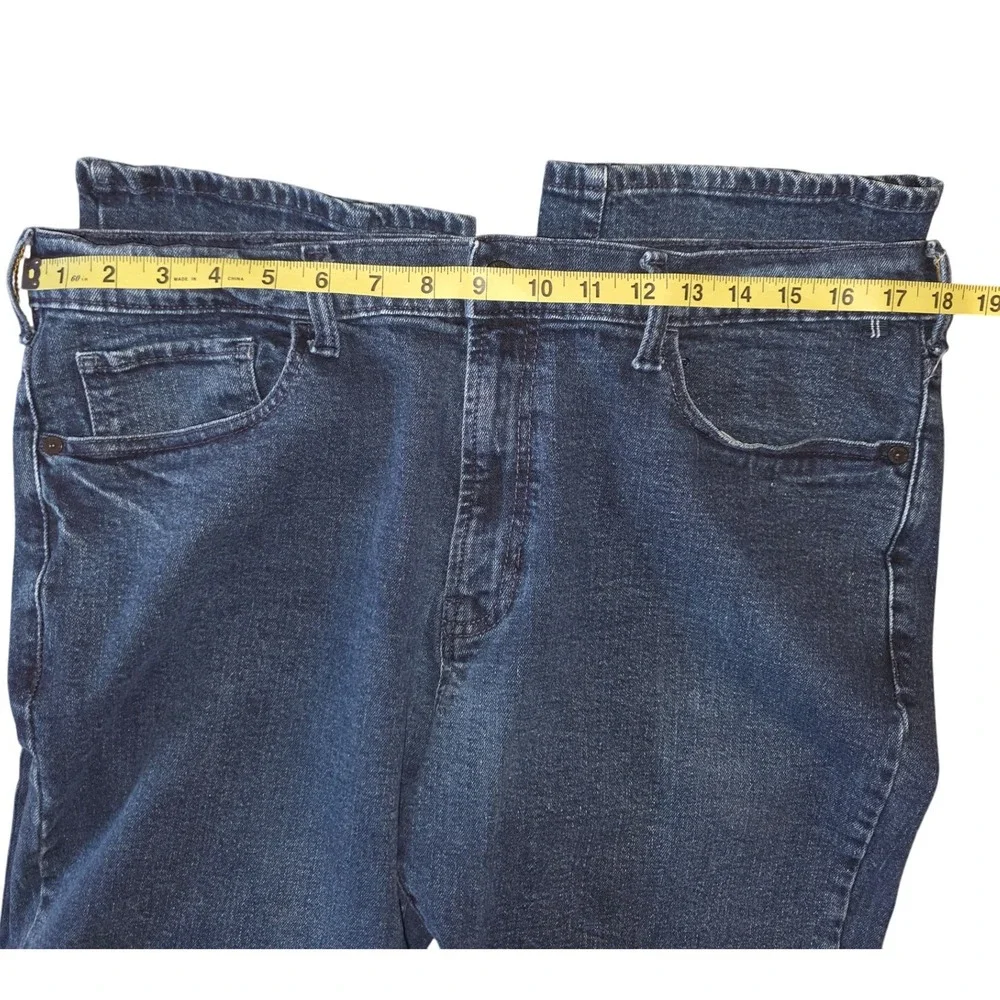 Nautica Straight Fit Jeans Mens Denim Pants Dark Wash Size 36 x 32 - Picture 8 of 11